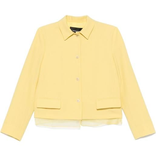 Fabiana Filippi giacca a strati - giallo