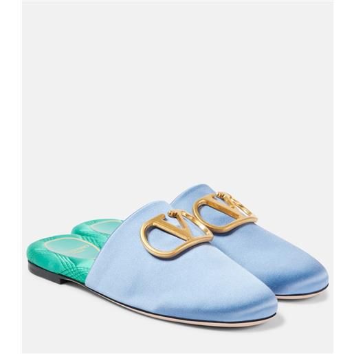 Valentino Garavani slippers vlogo signature in raso