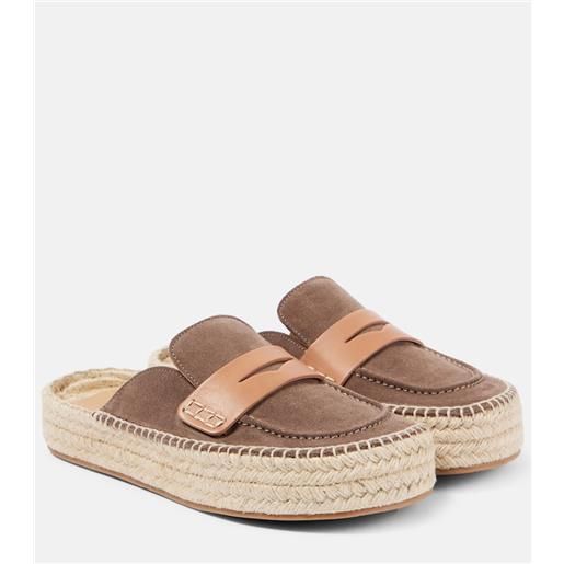 JW Anderson espadrillas stile mocassino in suede
