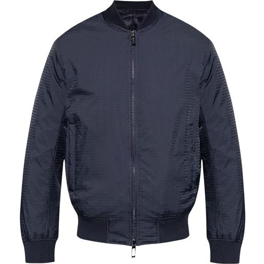 Emporio Armani bomber reversibile - blu