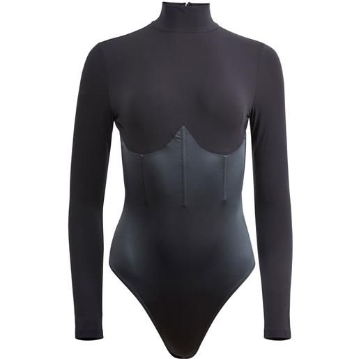 Fleur Du Mal body stile corsetto - nero