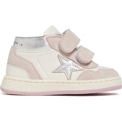 GOLDEN GOOSE scarpe neonato june basket in pelle