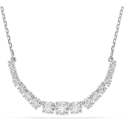 SWAROVSKI collana matrix, bianco, placcata rodio 5705396