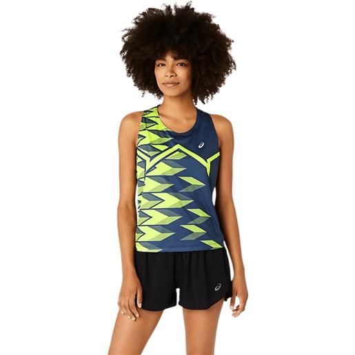 ASICS light graphic tank canotta running donna