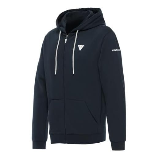 DAINESE - speed demon full-zip hoodie, felpa in cotone con cappuccio e zip, uomo, carbonio, l
