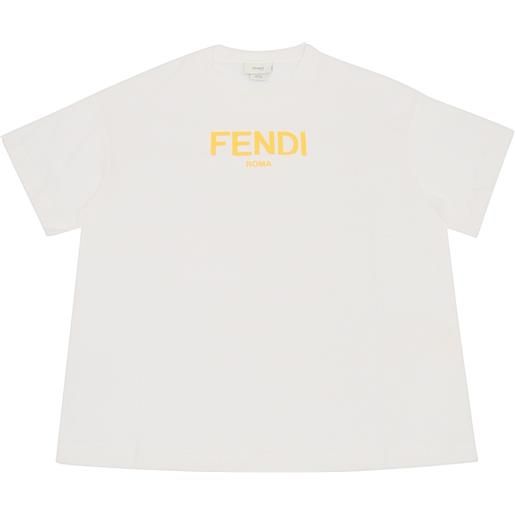 Fendi Jr t-shirt jersey tinto