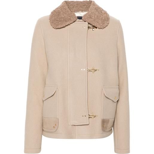 Fay giacca con inserti - toni neutri