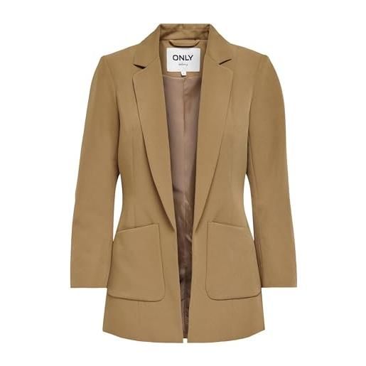 ONLY onlkayla 3/4 orleen blazer tlr, cocco tostato. , 48