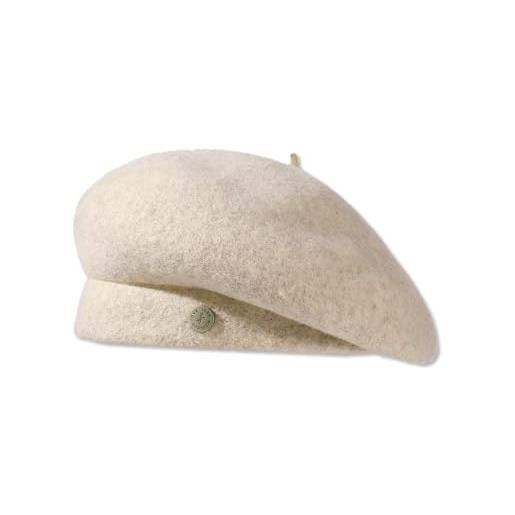 LumiSyne cappello basco per donna berretto francese classico misto lana tinta unita con decorazione in metallo regolabile vintage cappello da artista pittore berretti leggero caldo per autunno inverno