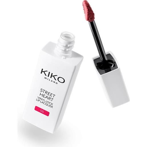 KIKO street heart vinyl lock lip lacquer 05