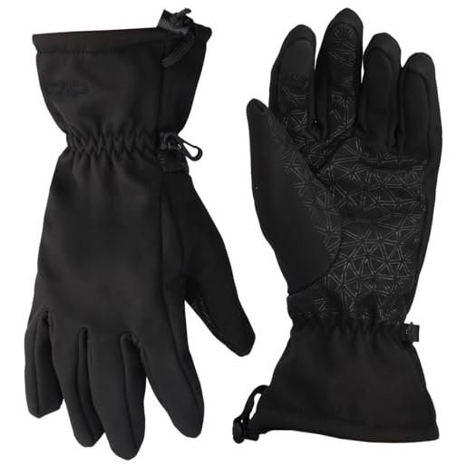 CMP, guanti softshell da donna, nero, 6