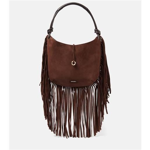 Aquazzura borsa gytane medium in suede