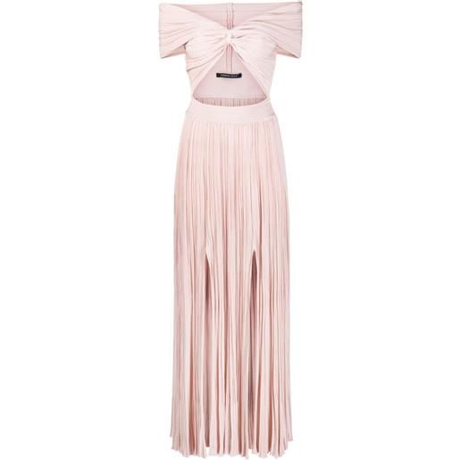 Antonino Valenti abito con dettaglio cut-out - rosa