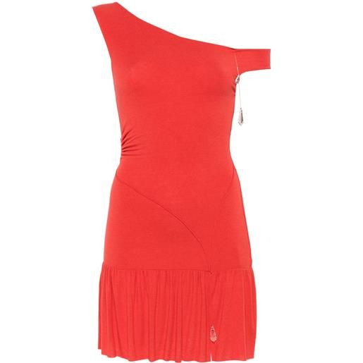 MANURÍ abito corto coco - rosso