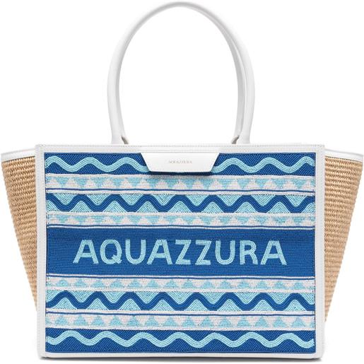 Aquazzura borsa tote aqz - blu