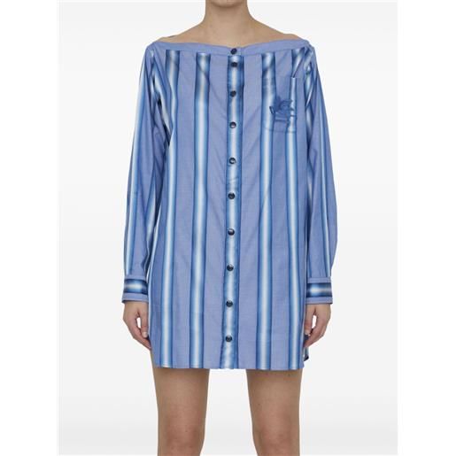 ETRO chemisier a righe - blu
