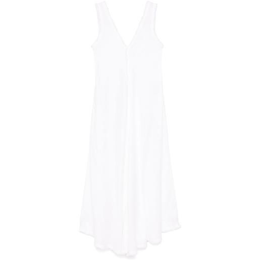 P.A.R.O.S.H. abito midi in lino - bianco