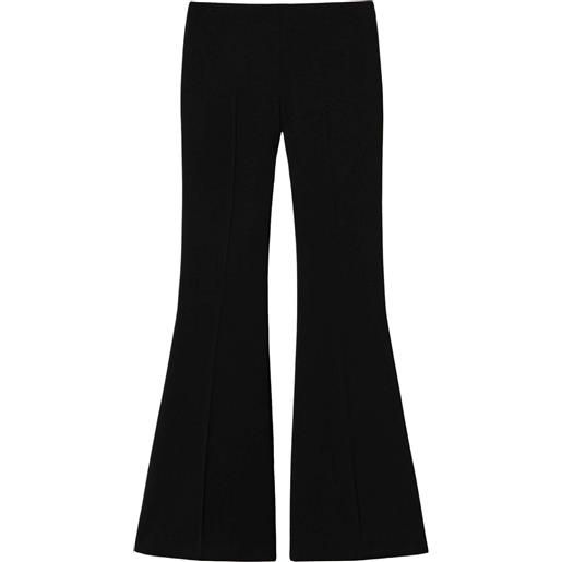 TWINSET pantaloni flare in crêpe fluido