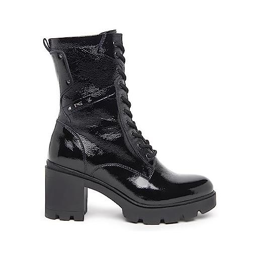 Nero Giardini i309019d anfibi donna in vernice - nero 39 eu