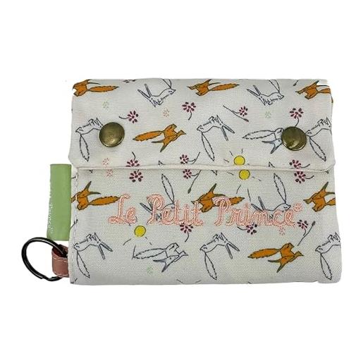 CYPBRANDS il piccolo principe - portafoglio, borsetta, accessori, piccolo principe, colore beige, prodotto ufficiale (marchi cyp)