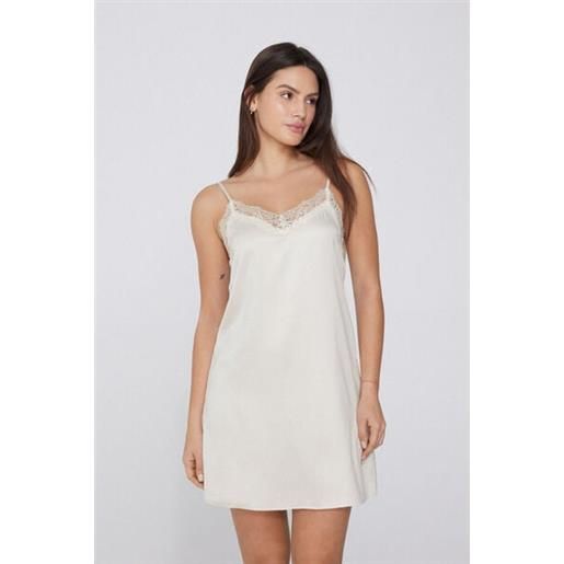 Tezenis sottoveste raso e pizzo donna avorio