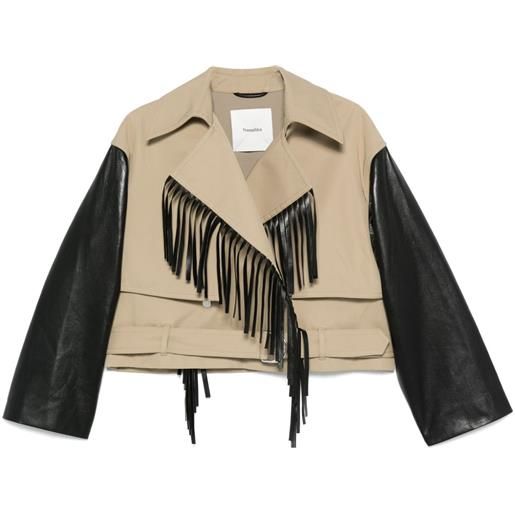 Nanushka giacca kazia - toni neutri