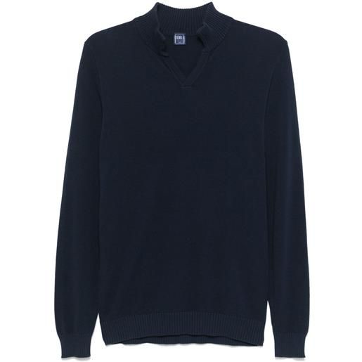 Fedeli maglione in cotone - blu