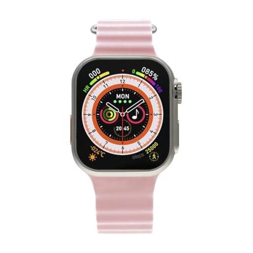 Radiant Queensboro Smartwatch Donna: Orologio Intelligente Rosa Oro Con Pulsometro, Pressione E Notifiche