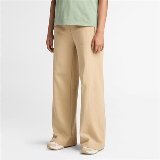 Timberland - pantaloni palazzo lush da donna in beige, donna, beige, taglia: l