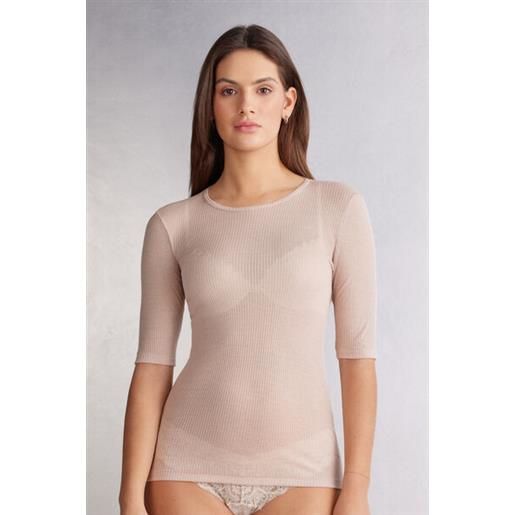 Intimissimi maglia manica corta ultranatural with cashmere rosa