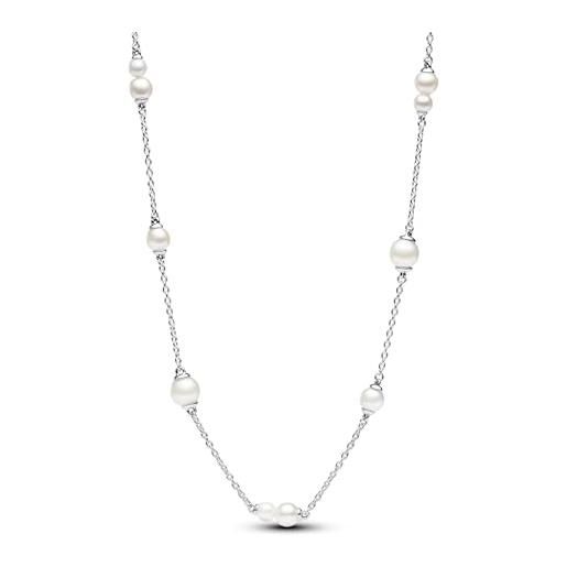 PANDORA collana a catena timeless 393175c01-45 perla