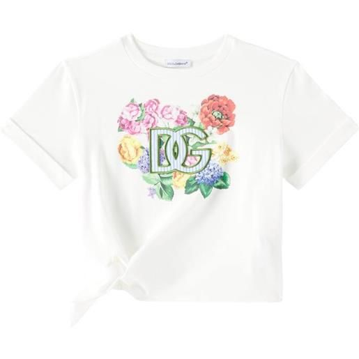 Dolce&Gabbana Kids t-shirt dg in cotone con stampa