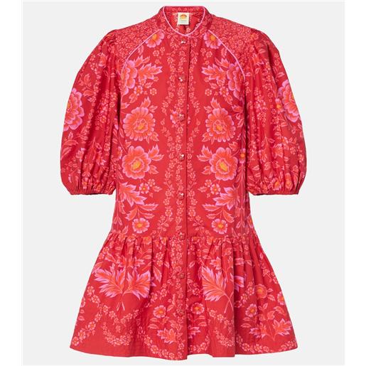 Farm Rio abito corto in cotone con stampa