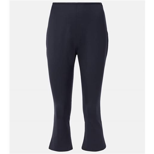 Alessandra Rich pantaloni capri in misto lana