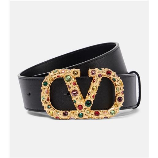 Valentino Garavani cintura vlogo signature in pelle