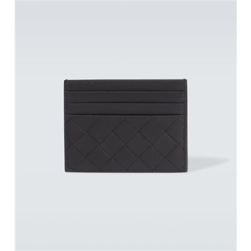 Bottega Veneta portacarte in pelle intrecciato