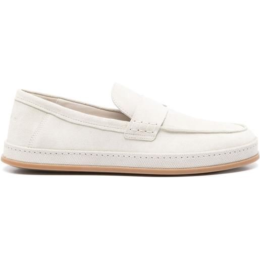 Hogan mocassini in pelle scamosciata - toni neutri