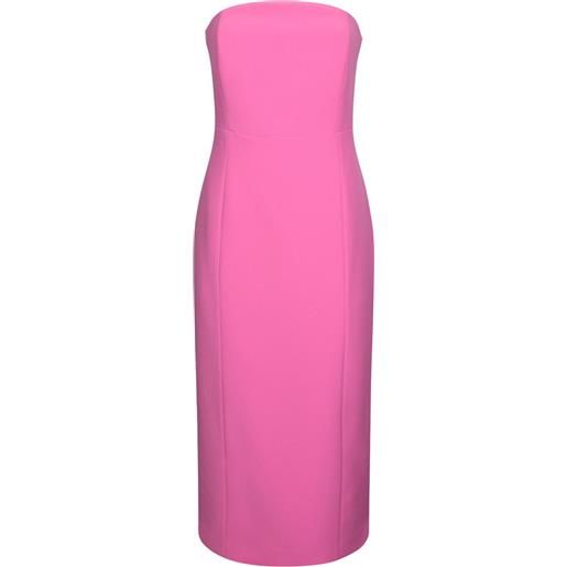 LIU JO abito midi in crêpe - rosa