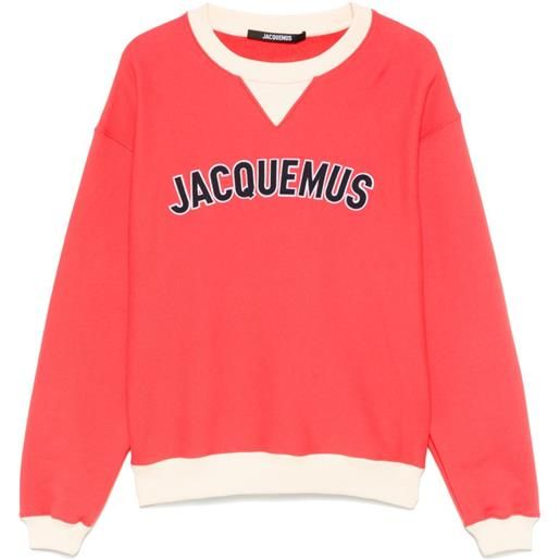 Jacquemus felpa baseball - rosso