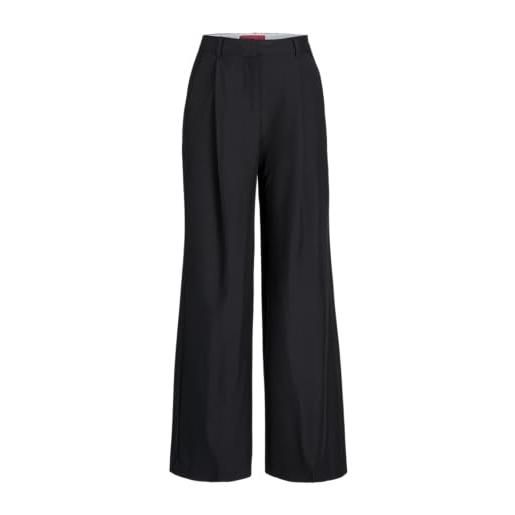 JJXX pantaloni da donna jxellis wide hw pnt, nero, (l) w x 32l