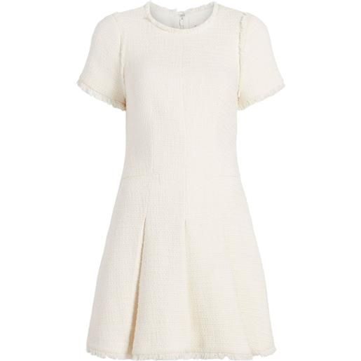 Cinq A Sept abito nova corto in tweed - toni neutri