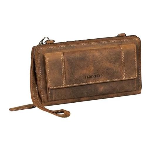 Borsa A Tracolla Donna In Pelle PU Con Taschina Porta Cellulare Frontale – Leggera E Spaziosa, Regolabile - 3