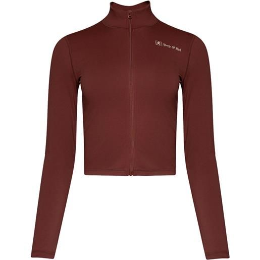 Sporty & Rich giacca sportiva runner script - marrone