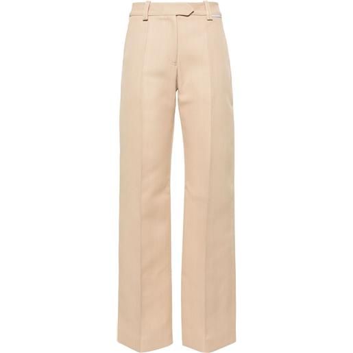 Aleksandre Akhalkatsishvili jeans dritti a vita bassa - toni neutri