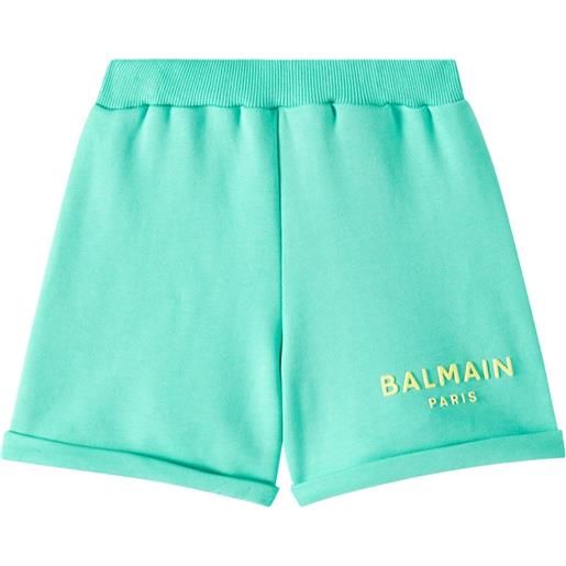 Balmain Kids baby - shorts sportivi in jersey