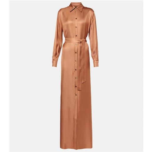 Tom Ford abito chemisier in twill di seta