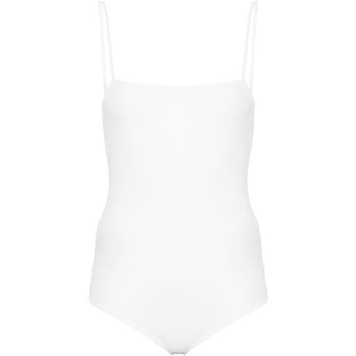 Jil Sander body con scollo quadrato - bianco