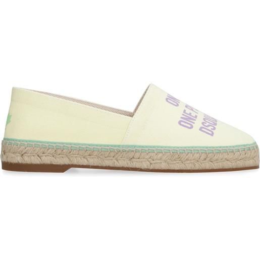 DSQUARED2 espadrillas con stampa - toni neutri