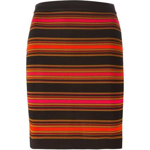 Balmain striped skirt - nero