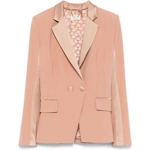 Elisabetta Franchi blazer in crêpe - toni neutri